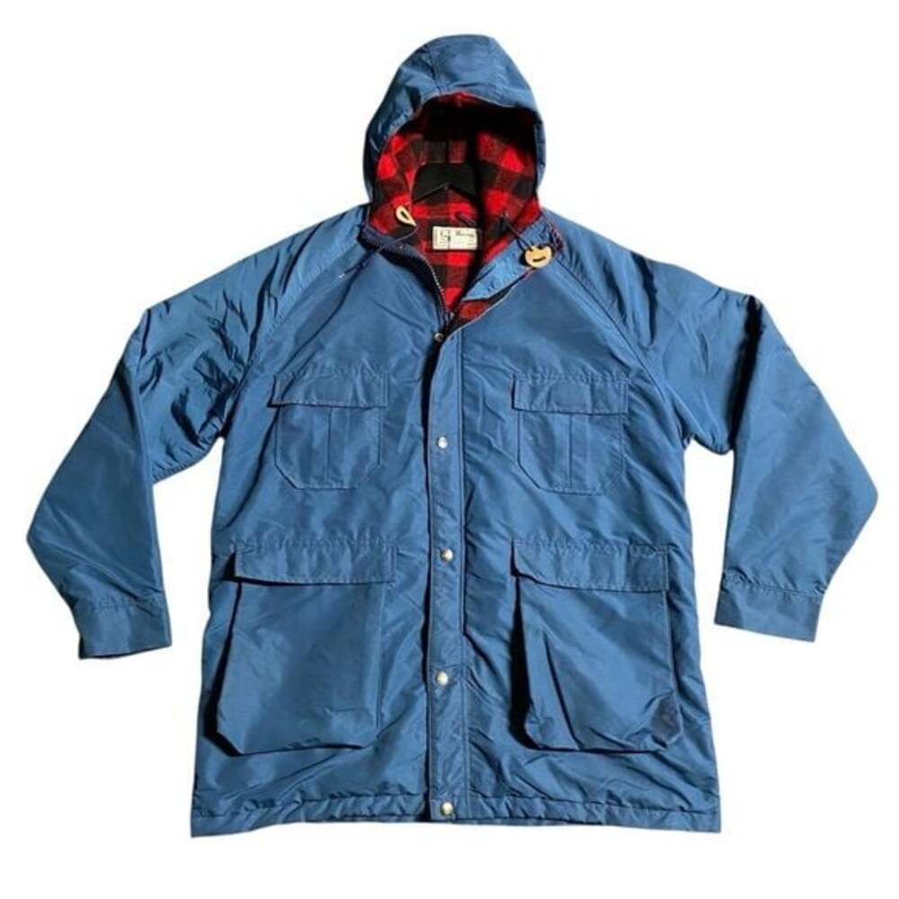 Vintage 80’s Men’s L.L. Bean Baxter State Parka Wool Lined Parka Jacket